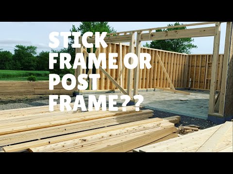 Stick Frame or Post Frame?? (24x32) What should you Build? | Attica Lumber