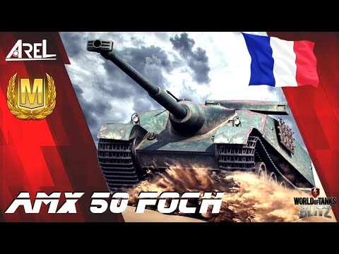 AMX 50 Foch WoT Blitz - "best Foch?" - gameplay with 6,4k dmg Ace
