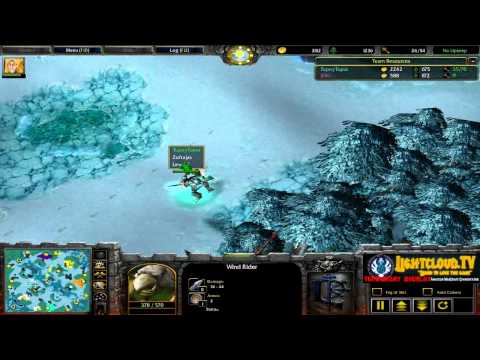 WC3 1v3 (3v3) - ScienceOfWarcraft VS 3 Orc on Upper Kingdom