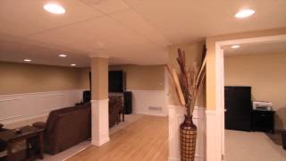 preview picture of video 'Finished Basement Walkthrough in Belleville, MI'