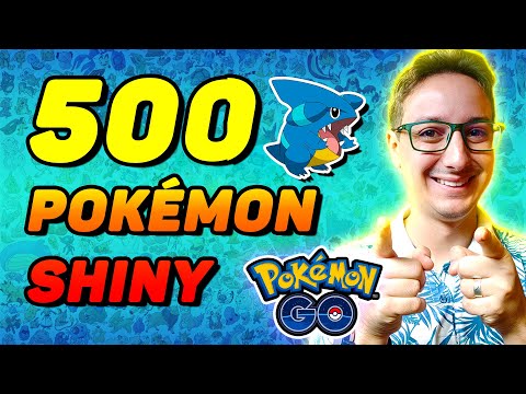 500 BRILHANTES! TODOS OS MEUS SHINY NO POKÉMON GO!