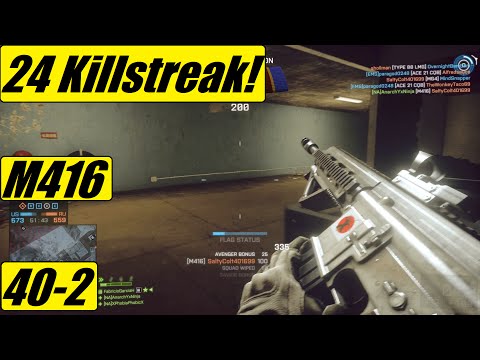 BF4 - Shotgun ruined my streak! | 24 killstreak | M416 (40-2)