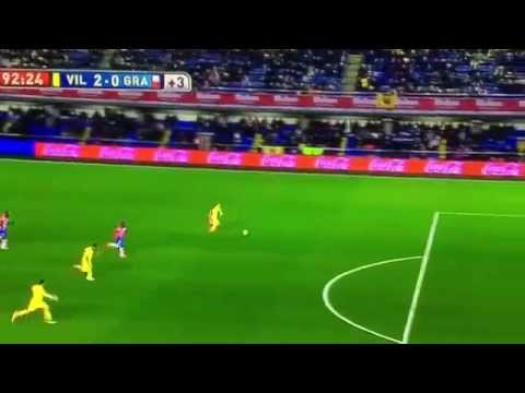 Gerard Moreno Goal Villarreal 2 - 0 Granada 2/7/2015