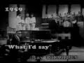 Ray Charles   What'd i say 1959 live (rare)