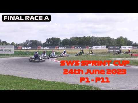 RACE FINAL A - SWS SPRINT CUP - SLOVAK KARTING CENTER - 24. 06. 2023 unedited video 20 min