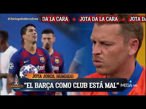 😢"SE HA ACABADO EL BARÇA"😢.  JOTA JORDI, DESTROZADO en #ElChiringuitoDeMega