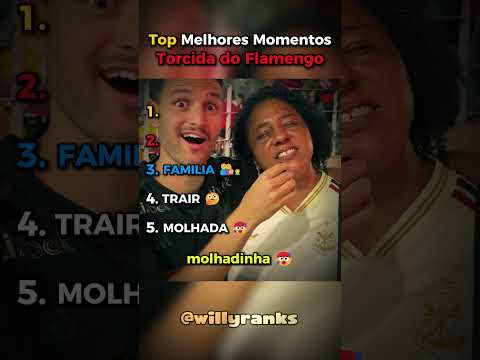 Rankeando Melhores Momentos da Torcida do Flamengo #shorts #futebol #ranking #top5 #memes