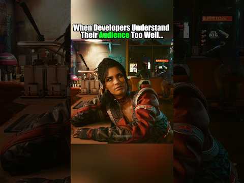 Cyberpunk 2077 - Developers understand their audience too well...  #shorts