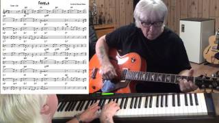 Favela - Jazz guitar & piano cover ( Tom Jobim )