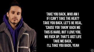 Russ &amp; Kehlani - TAKE YOU BACK (Lyrics)