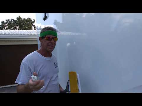 Aluminum Trailer How To Clean Remove Black Streaks...