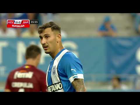 REZUMAT: Universitatea Craiova - Rapid 0-1. Victorie mare pentru giuleşteni