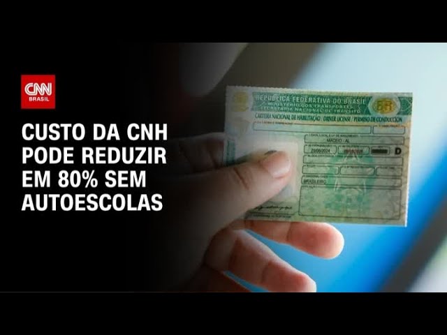 Proposta do governo sobre autoescolas reduz custo da CNH em 80% | CNN PRIME TIME