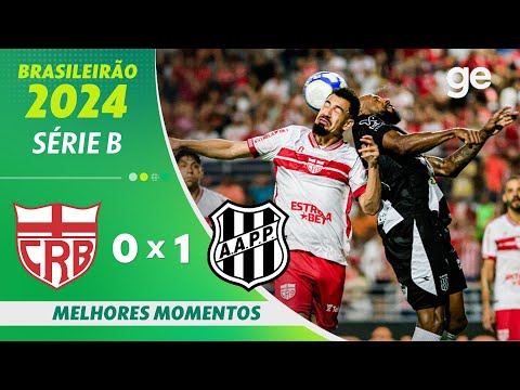 Gols e lances de CRB x Ponte Preta