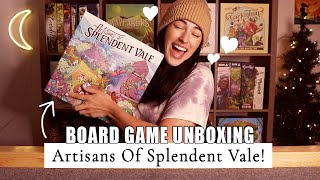 Artisans Of Splendent Vale! | BOARD GAME UNBOXING