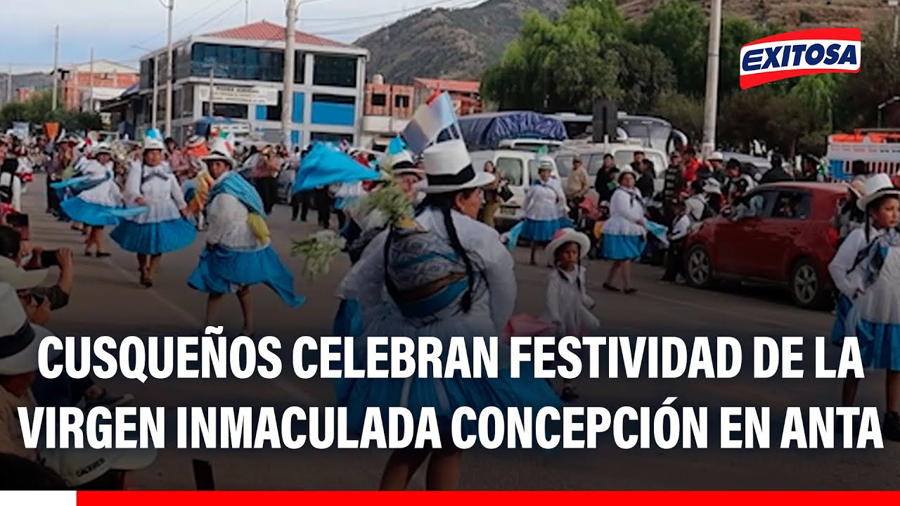 🔴🔵 Cusqueños celebran festividad de la Virgen Inmaculada Concepción en Anta