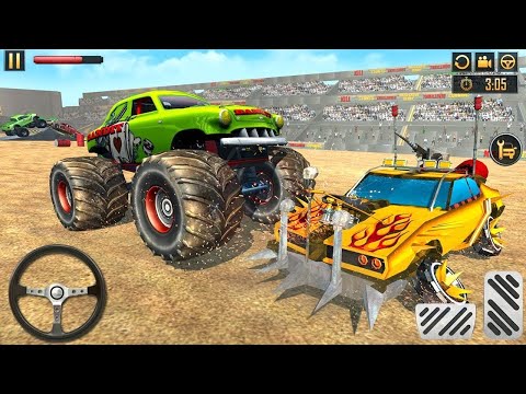 Police Monster Truck Demolition Derby Crash Stunts game 👮🚔🚘 | YouTube Gaming