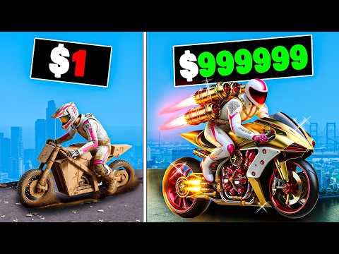 Every time I crash my bike gets more expensive in GTA 5