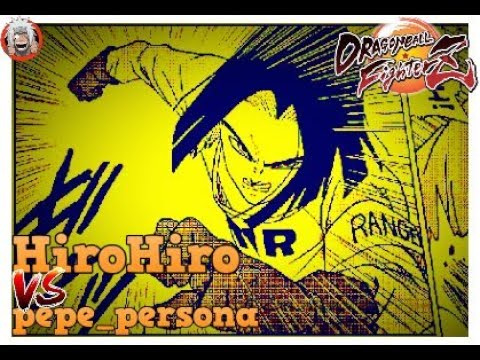 DBFZ pepe_persona (android 17, GokuUI, KidBuu) vs HiroHiro (Android 17, M Roshi, Janemba)