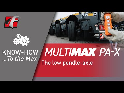 Faymonville MultiMAX PA-X - the low pendle-axle