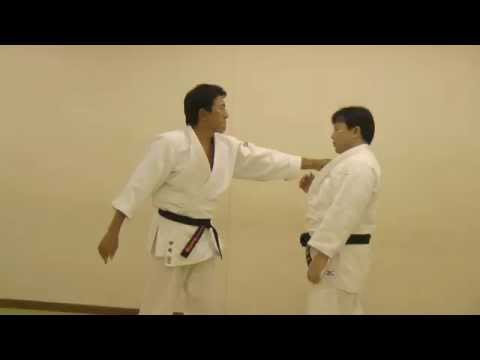 護身術　空手＆柔道　掴まれた相手のサイドに