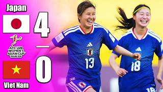 圧巻4発！U-20日本女子代表がベトナムに4-0圧勝｜AFC U20女子アジアカップ2026 準々決勝