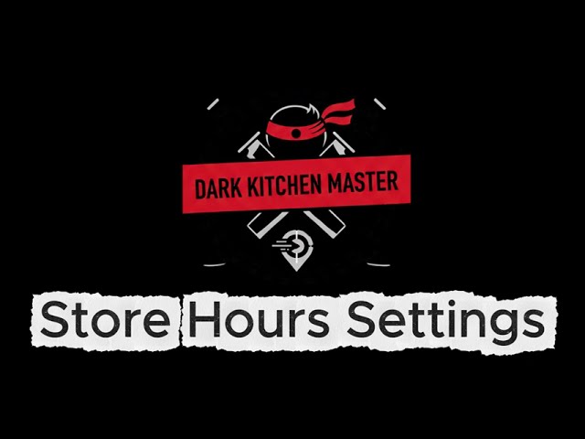 Dark Kitchen Master Demo 1