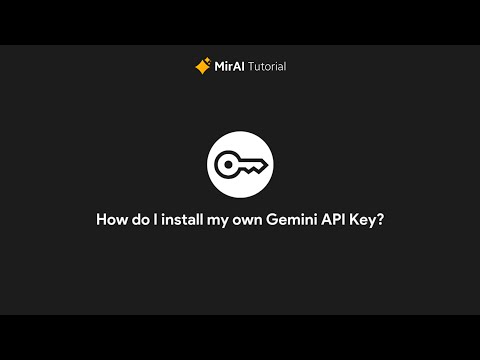 Tutorial: How to Apply your API Key