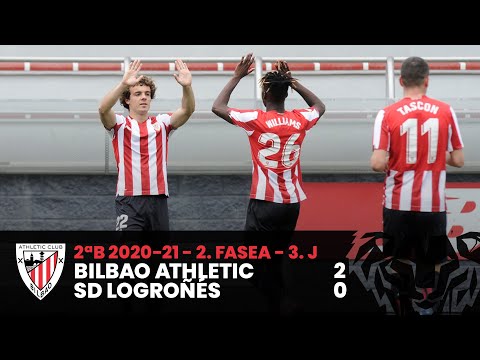 Imagen de portada del video ⚽ Resumen I 2. Fasea – 3. J – 2ªDiv B I Bilbao Athletic 2-0 SD Logroñés I Laburpena
