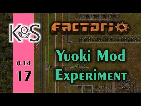Factorio: Yuoki Mod Experiment Ep 17: Engine Production - Let's Play, Gameplay 0.14