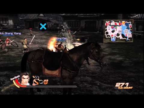 Wu Story Mode Stage 1-4 Ou Xing's Rebellion Dynasty Warriors 7 HD