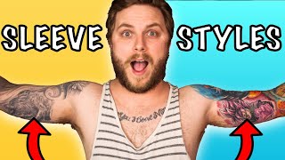 The Different TYPES Of SLEEVE TATTOOS & What One Is BEST For YOU!