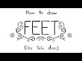 192 Tele S Method To Drawing Feet