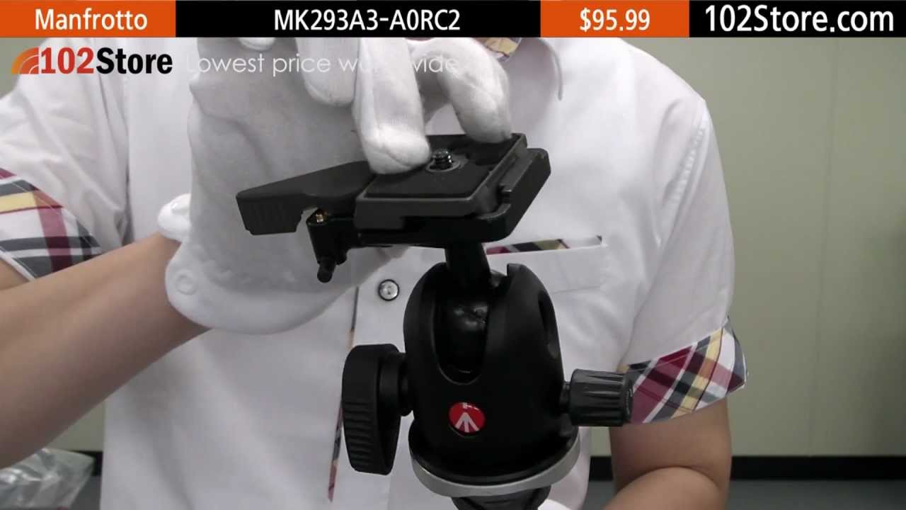 Штатив Manfrotto MK293A3-A0RC2 алюминиевый сплав (с головой)