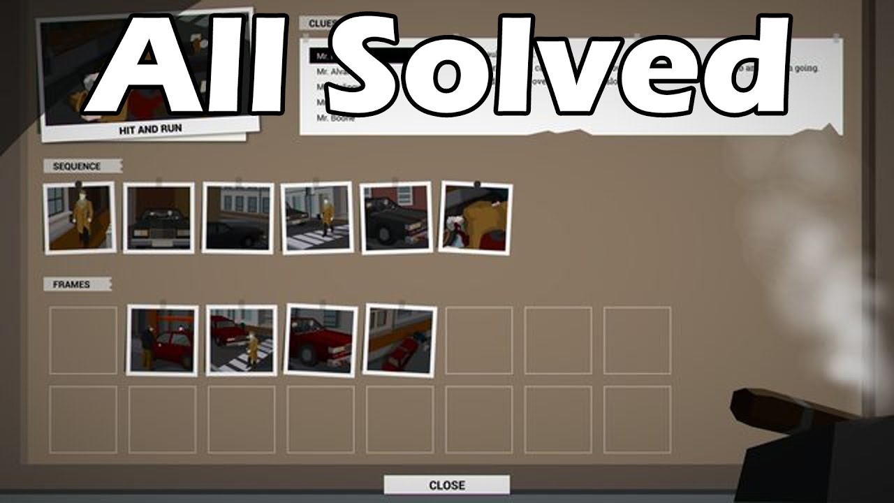 This is the Police Investigation Guide - All Investigations Solved