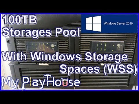 100TB setup on Windows Storage Spaces on Server 2016 - 863