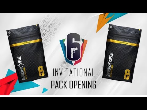 Rainbow Six Siege INVITATIONAL 2019 alpha pack opening (every pack)