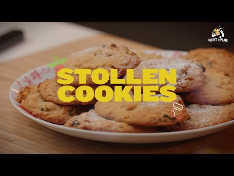 Festive Stollen Cookies