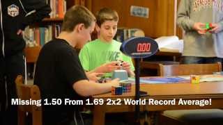 Missing 1.50 From 1.69 2x2 World Record Average!