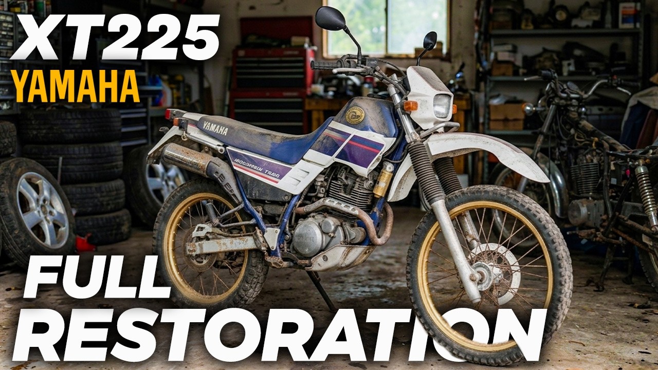 30-Year-Old Abandoned Classic Japanese Bike: Full Restoration