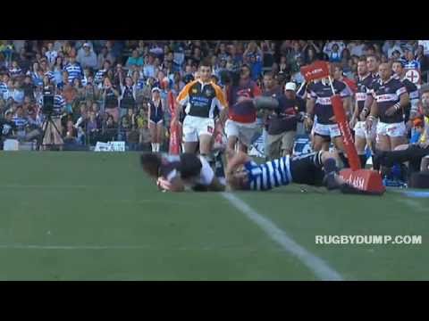 Duane Vermeulen smashed by Andries Strauss, then catches Lwazi Movo