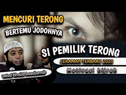 KISAH NYATA pemuda yang puasa 3 hari mencuri terong & bertemu jodohnya ■Ustad khalid basalamah