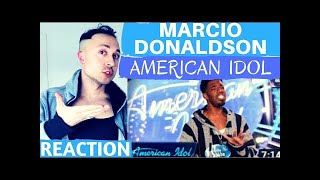 Marcio Donaldson Auditions for American Idol with &quot;Jealous&quot; by Labrinth - 2018 - REACTION