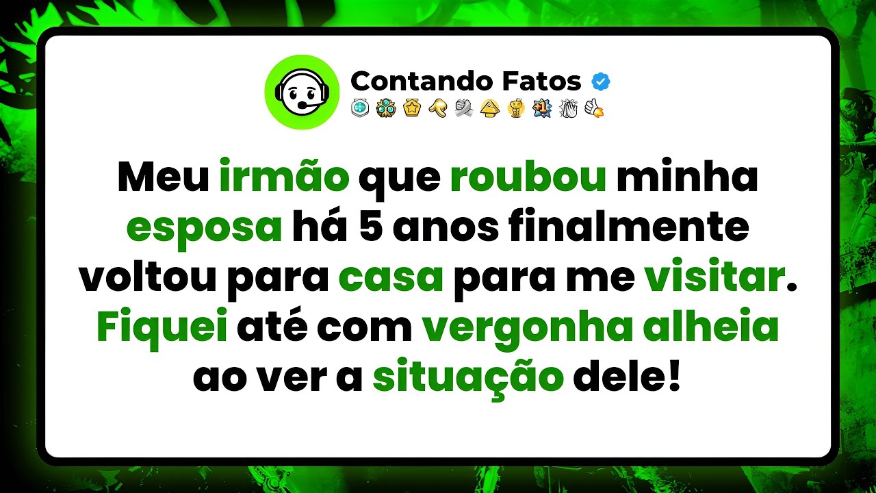 My brother who stole my wife 5 years ago finally came home to visit me...