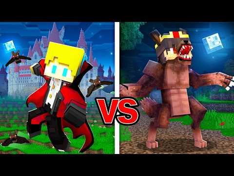 Ukri Vampir Schule vs Billy Werwolf Schule in Minecraft!