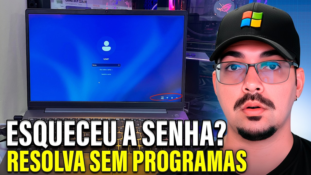 Como Recuperar SENHA do Windows 11/10 SEM Programas