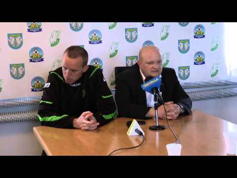 Konferencja prasowa po meczu Pelikan Łowicz - Stal Stalowa Wola (23.04.2014 r.)