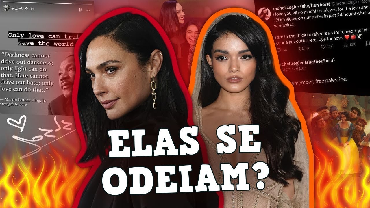 GAL GADOT vs RACHEL ZEGLER: OS BASTIDORES BIZARROS DE BRANCA DE NEVE