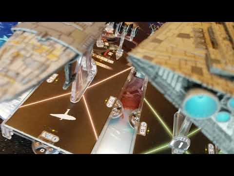 Star Wars Armada Battle of Scarif setup