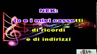 KARAOKE STRADA FACENDO (LIVE) CON CORI - MAX PEZZALI ft NEK ft FRANCESCO RENGA